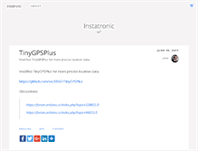 Tablet Screenshot of instatronic.com
